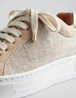 Canvas Lace Up Platform Trainers -Cyberjammies Store canvas lace up platform trainers 5