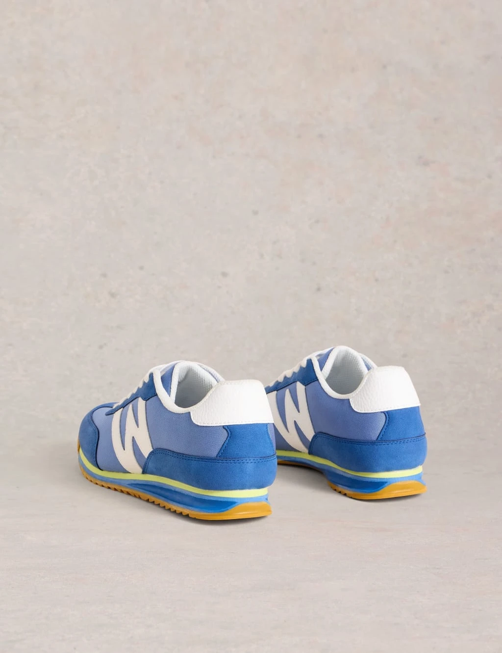 WHITE STUFF Canvas Lace Up Side Detail Trainers 9 WHITE STUFF Canvas Lace Up Side Detail Trainers - Image 9