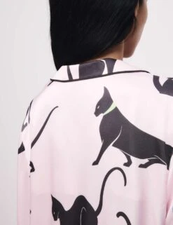 The Cat Print Nightshirt -Cyberjammies Store cat printed nightshirt 1