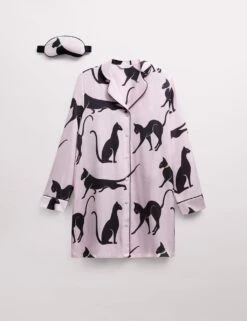 The Cat Print Nightshirt -Cyberjammies Store cat printed nightshirt 6