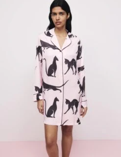 The Cat Print Nightshirt -Cyberjammies Store cat printed nightshirt 7