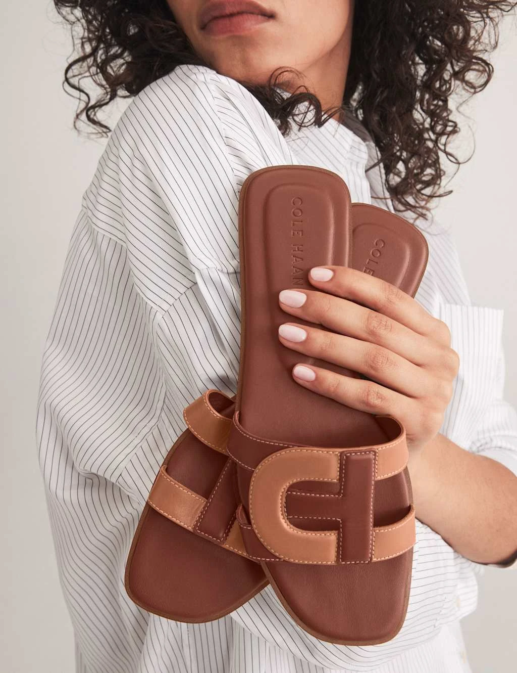 Cole Haan Chrisee Leather Flat Square Toe Sliders 16 Cole Haan Chrisee Leather Flat Square Toe Sliders - Image 16