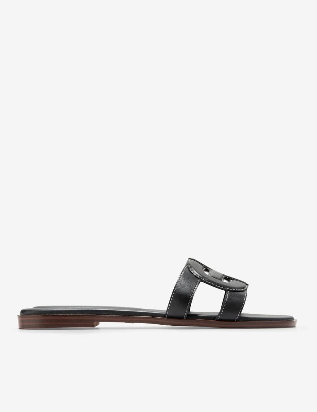 Cole Haan Chrisee Leather Flat Square Toe Sliders 8 Cole Haan Chrisee Leather Flat Square Toe Sliders - Image 8