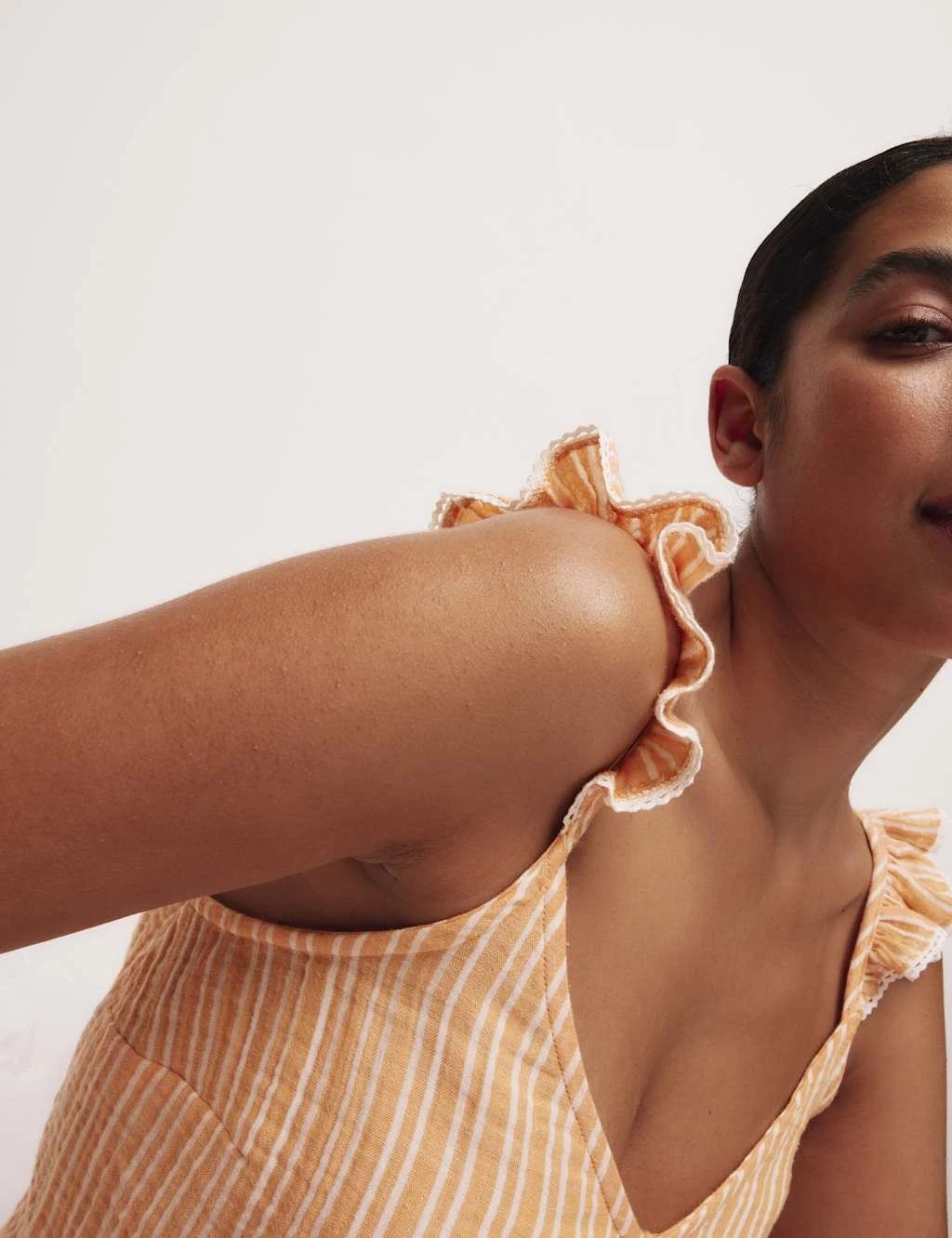 Cool Comfort™ Muslin Striped Shortie Set 6 Cool Comfort™ Muslin Striped Shortie Set - Image 6