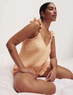 Cool Comfort™ Muslin Striped Shortie Set 19 Cool Comfort™ Muslin Striped Shortie Set -Cyberjammies Store cool comfort muslin striped shortie set 9