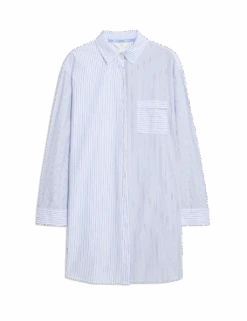 Cool Comfort™ Striped Nightdress -Cyberjammies Store cool comfort striped nightdress