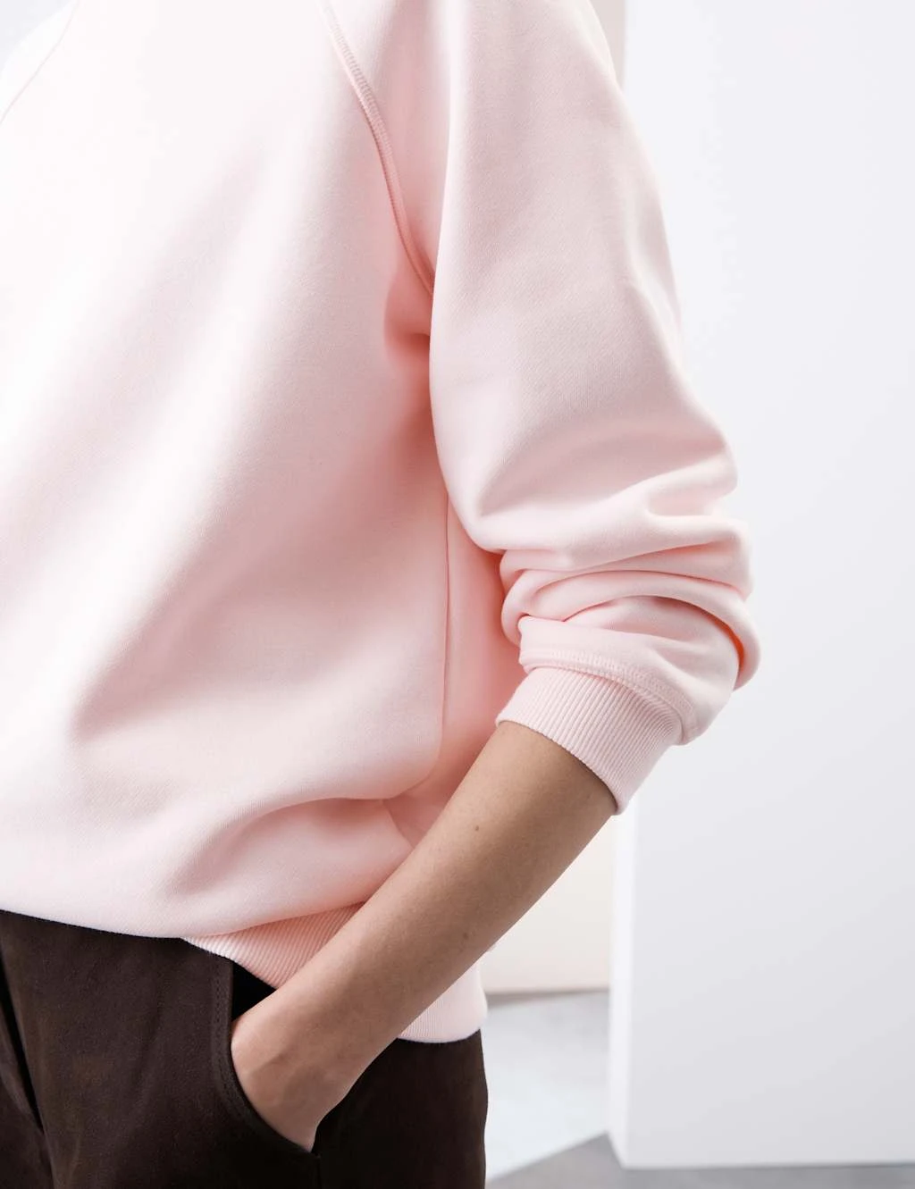 Cotton Blend Crew Neck Sweatshirt 20 Cotton Blend Crew Neck Sweatshirt - Image 20