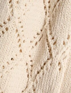 Cotton Blend Open Stitch Cropped Cardigan -Cyberjammies Store cotton blend open stitch cropped cardigan 14