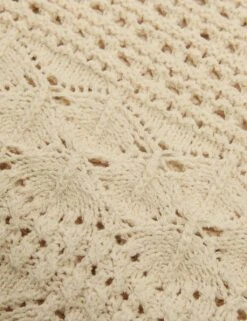 Cotton Blend Pointelle V-Neck Button Front Cardigan -Cyberjammies Store cotton blend pointelle v neck button front cardigan 9