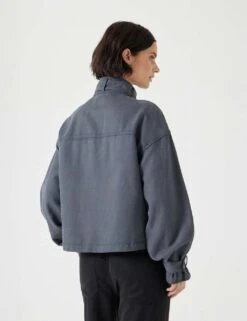 Cotton Blend Relaxed Utility Jacket -Cyberjammies Store cotton blend relaxed utility jacket 11