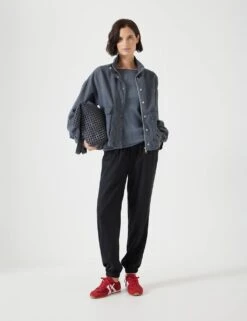 Cotton Blend Relaxed Utility Jacket -Cyberjammies Store cotton blend relaxed utility jacket 8