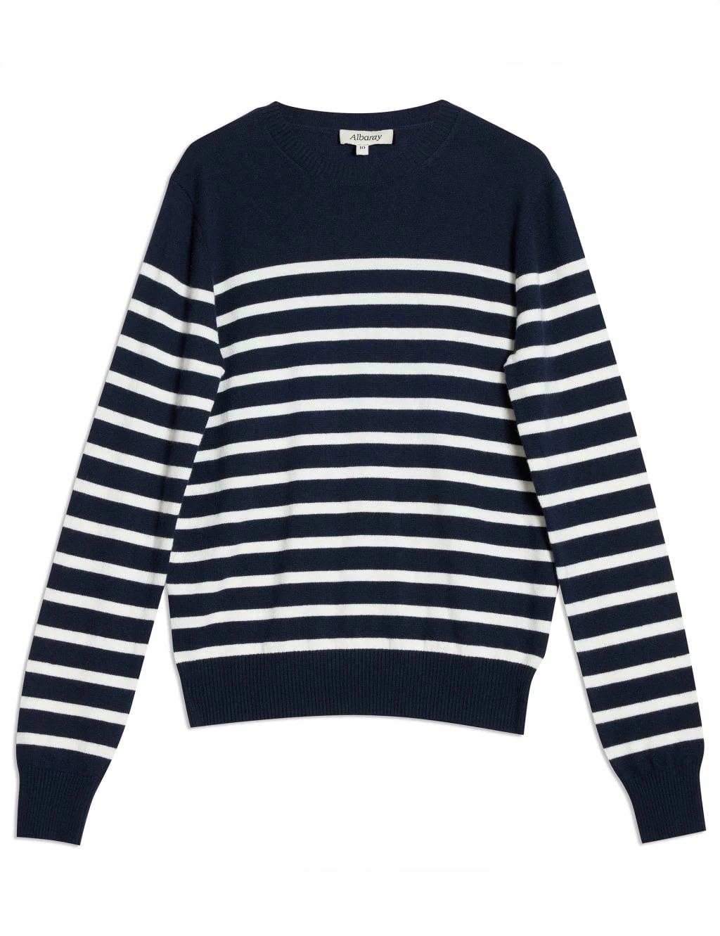 Cotton Blend Striped Jumper With Wool 6 Cotton Blend Striped Jumper With Wool - Image 6