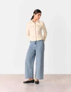 Whistles Cotton Blend Textured Blazer -Cyberjammies Store cotton blend textured blazer 5