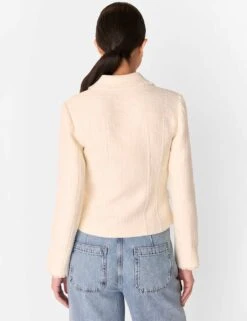 Whistles Cotton Blend Textured Blazer -Cyberjammies Store cotton blend textured blazer 7