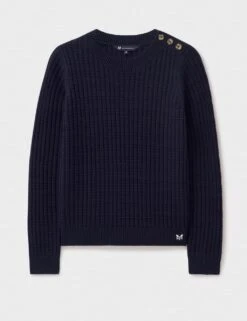 Cotton Blend Textured Button Detail Jumper 15 Cotton Blend Textured Button Detail Jumper -Cyberjammies Store cotton blend textured button detail jumper 5