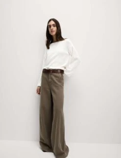 Cotton Blend Textured Crew Neck Jumper -Cyberjammies Store cotton blend textured crew neck jumper 15