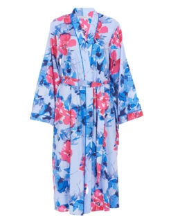 Cyberjammies Cotton Modal Floral Dressing Gown -Cyberjammies Store cotton modal floral dressing gown 3