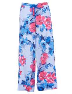 Cyberjammies Cotton Modal Floral Wide Leg Pyjama Bottoms -Cyberjammies Store cotton modal floral wide leg pyjama bottoms 7