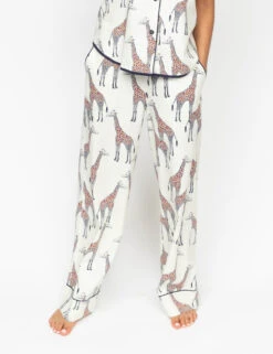 Cyberjammies Cotton Modal Giraffe Print Pyjama Bottoms -Cyberjammies Store cotton modal giraffe print pyjama bottoms 7