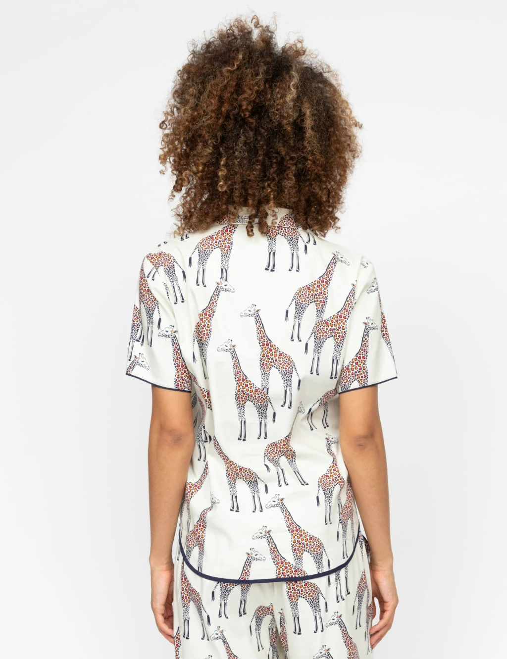 Cyberjammies Cotton Modal Giraffe Pyjama Top 8 Cyberjammies Cotton Modal Giraffe Pyjama Top - Image 8