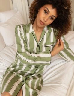Cyberjammies Cotton Modal Striped Nightshirt -Cyberjammies Store cotton modal striped nightshirt 4