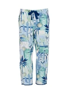 Cyberjammies Cotton Modal Tropical Cropped Pyjama Bottoms -Cyberjammies Store cotton modal tropical cropped pyjama bottoms 4