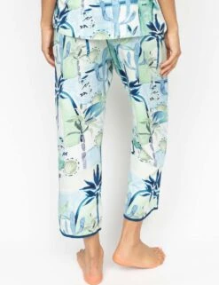 Cyberjammies Cotton Modal Tropical Cropped Pyjama Bottoms -Cyberjammies Store cotton modal tropical cropped pyjama bottoms 6