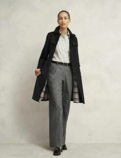 Cotton Rich Belted Double Breasted Trench Coat -Cyberjammies Store cotton rich belted double breasted trench coat 12