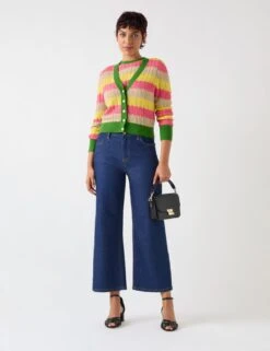 Cotton Rich Colour Block Pointelle Cardigan -Cyberjammies Store cotton rich colour block pointelle cardigan 7