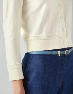 Cotton Rich Crew Neck Button Front Cardigan -Cyberjammies Store cotton rich crew neck button front cardigan 6