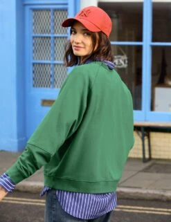 Cotton Rich Crew Neck Relaxed Sweatshirt -Cyberjammies Store cotton rich crew neck relaxed sweatshirt 7