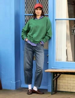 Cotton Rich Crew Neck Relaxed Sweatshirt -Cyberjammies Store cotton rich crew neck relaxed sweatshirt 9