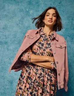 WHITE STUFF Cotton Rich Denim Jacket -Cyberjammies Store cotton rich denim jacket 10