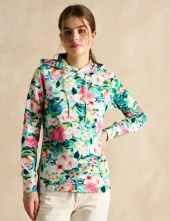 Joules Cotton Rich Floral Hoodie 15 Joules Cotton Rich Floral Hoodie -Cyberjammies Store cotton rich floral hoodie 5