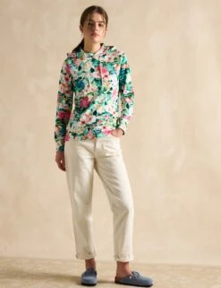 Joules Cotton Rich Floral Hoodie 19 Joules Cotton Rich Floral Hoodie -Cyberjammies Store cotton rich floral hoodie 9