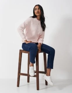 Cotton Rich Heart Print Crew Neck Sweatshirt -Cyberjammies Store cotton rich heart print crew neck sweatshirt 8