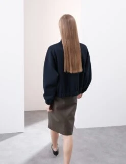 Cotton Rich High Neck Jacket -Cyberjammies Store cotton rich high neck sweatshirt 4