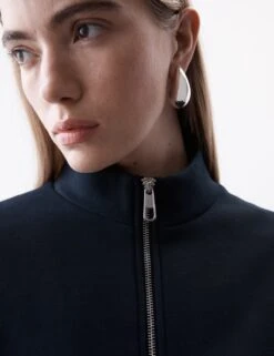 Cotton Rich High Neck Jacket -Cyberjammies Store cotton rich high neck sweatshirt 6