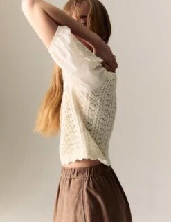 Cotton Rich Knitted Crew Neck Jumper -Cyberjammies Store cotton rich knitted crew neck jumper 9