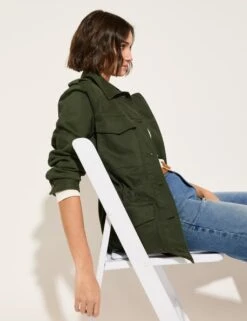 Cotton Rich Longline Utility Jacket -Cyberjammies Store cotton rich longline utility jacket 15