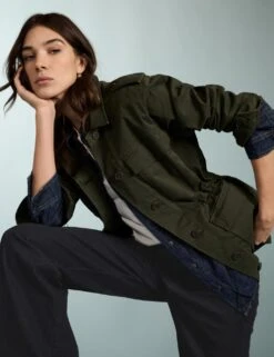 Cotton Rich Longline Utility Jacket -Cyberjammies Store cotton rich longline utility jacket 16