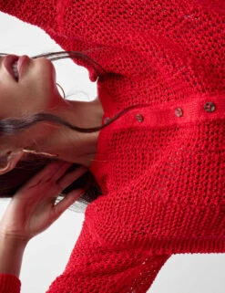 Cotton Rich Open Stitch Cropped Cardigan 31 Cotton Rich Open Stitch Cropped Cardigan -Cyberjammies Store cotton rich open stitch cropped cardigan 10