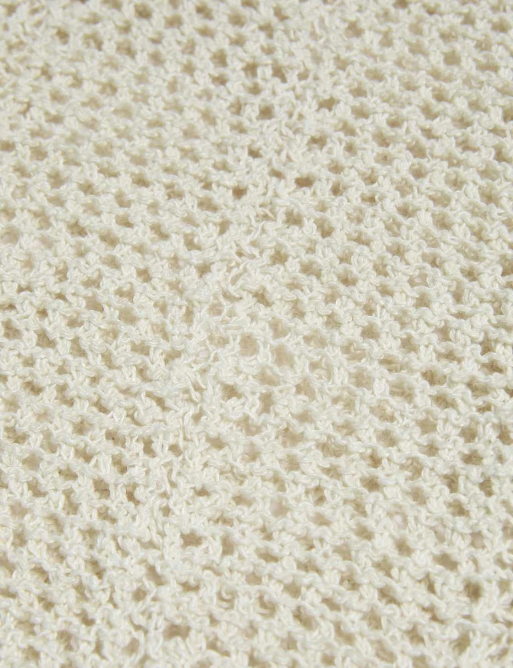 Cotton Rich Open Stitch Cropped Cardigan 17 Cotton Rich Open Stitch Cropped Cardigan - Image 17