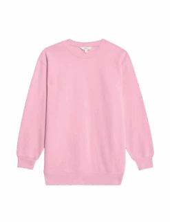 Cotton Rich Oversized Longline Sweatshirt -Cyberjammies Store cotton rich oversized longline sweatshirt