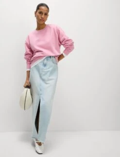 Cotton Rich Oversized Longline Sweatshirt -Cyberjammies Store cotton rich oversized longline sweatshirt 5