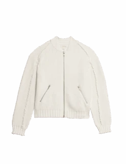 Cotton Rich Ruffle Bomber Jacket -Cyberjammies Store cotton rich ruffle bomber jacket