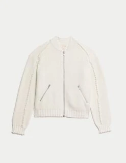 Cotton Rich Ruffle Bomber Jacket -Cyberjammies Store cotton rich ruffle bomber jacket 6