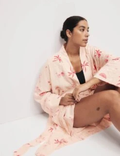 Cotton Rich Seersucker Shell Print Wrap -Cyberjammies Store cotton rich seersucker shell print wrap 10