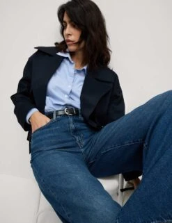 Cotton Rich Short Trench Coat -Cyberjammies Store cotton rich short trench coat 15