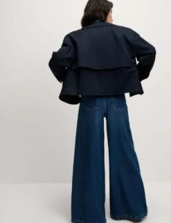 Cotton Rich Short Trench Coat -Cyberjammies Store cotton rich short trench coat 17